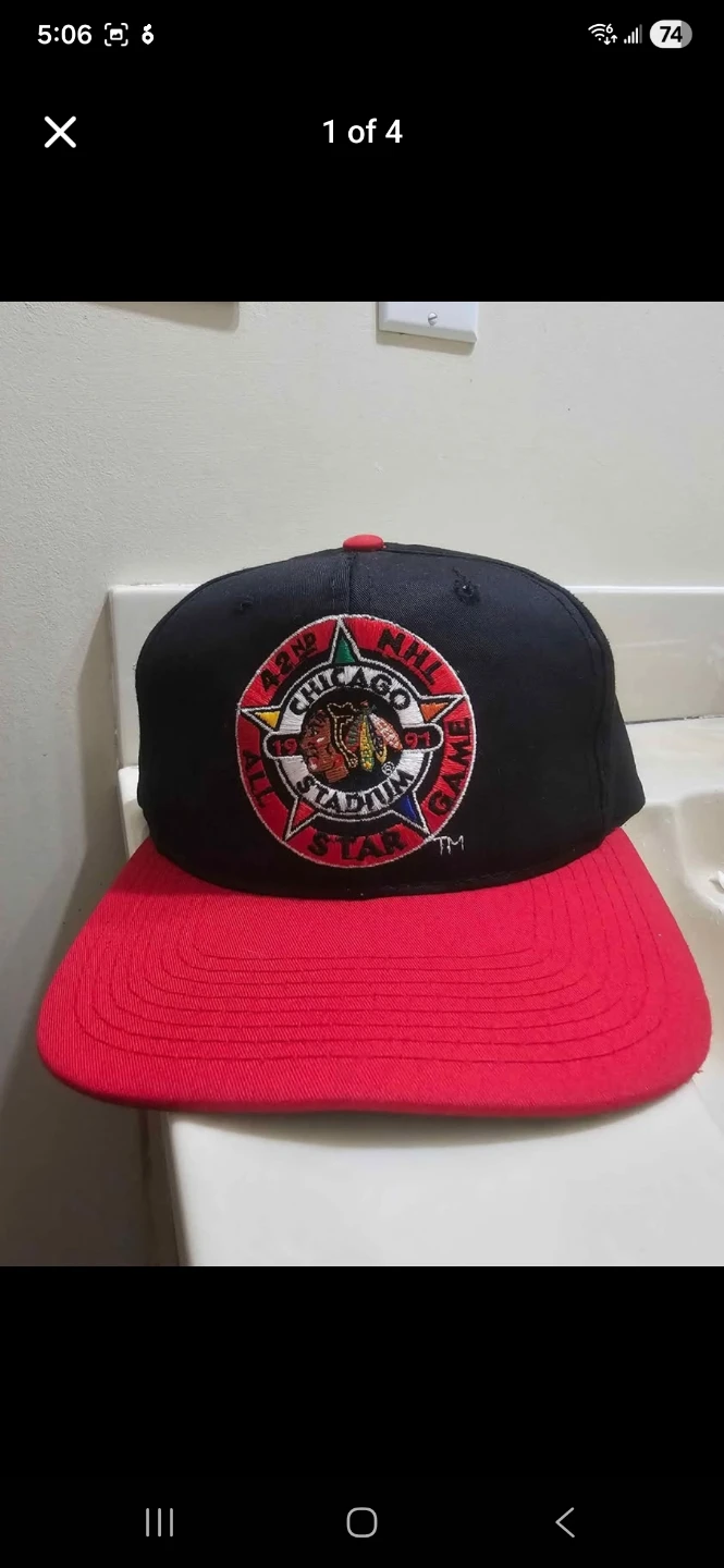 Vintage Starter Chicago Blackhawks 1994 All-Star Game Hat