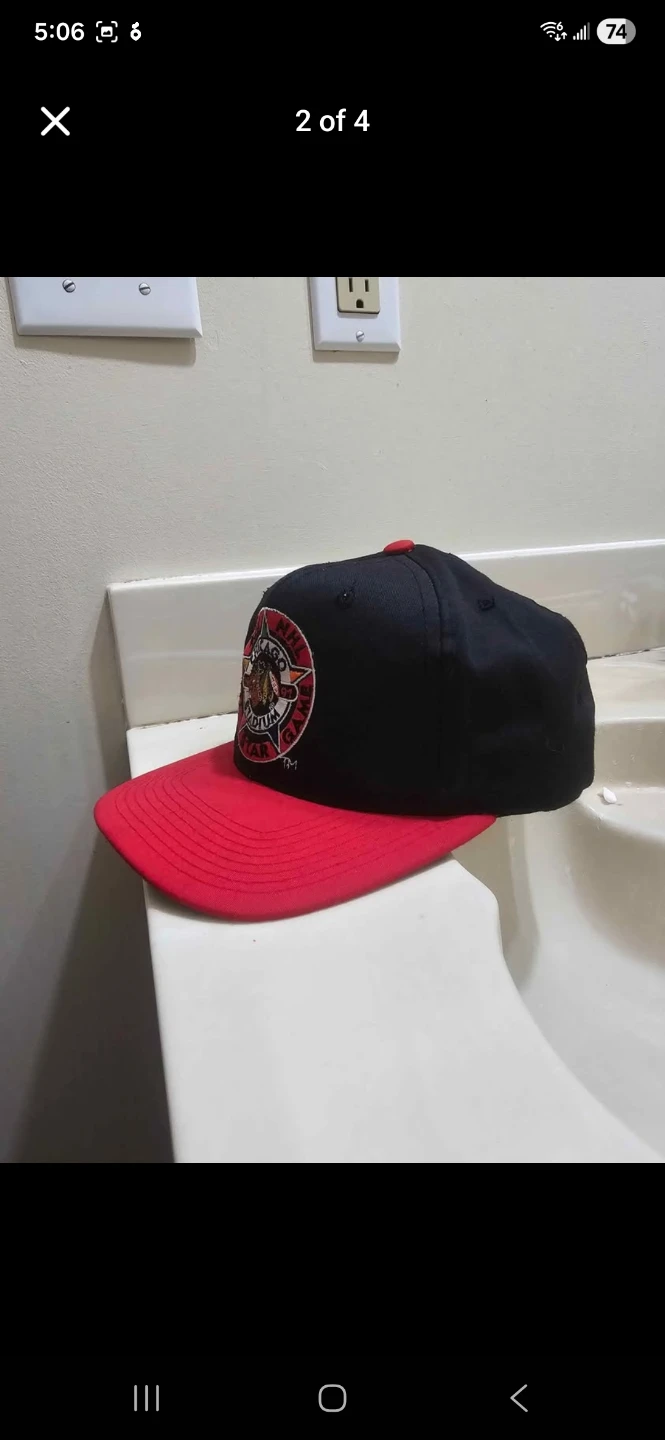 Vintage Starter Chicago Blackhawks 1994 All-Star Game Hat - photo 2