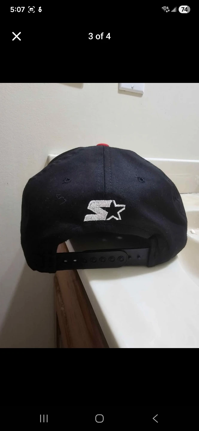 Vintage Starter Chicago Blackhawks 1994 All-Star Game Hat - photo 3
