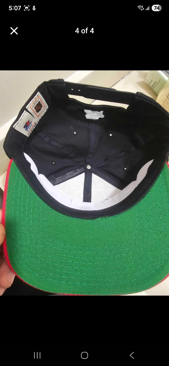 Vintage Starter Chicago Blackhawks 1994 All-Star Game Hat - photo 4