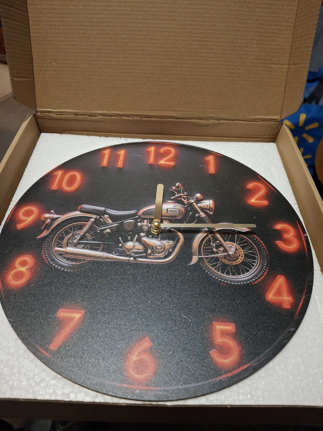 Motorcycle Wall Clock
