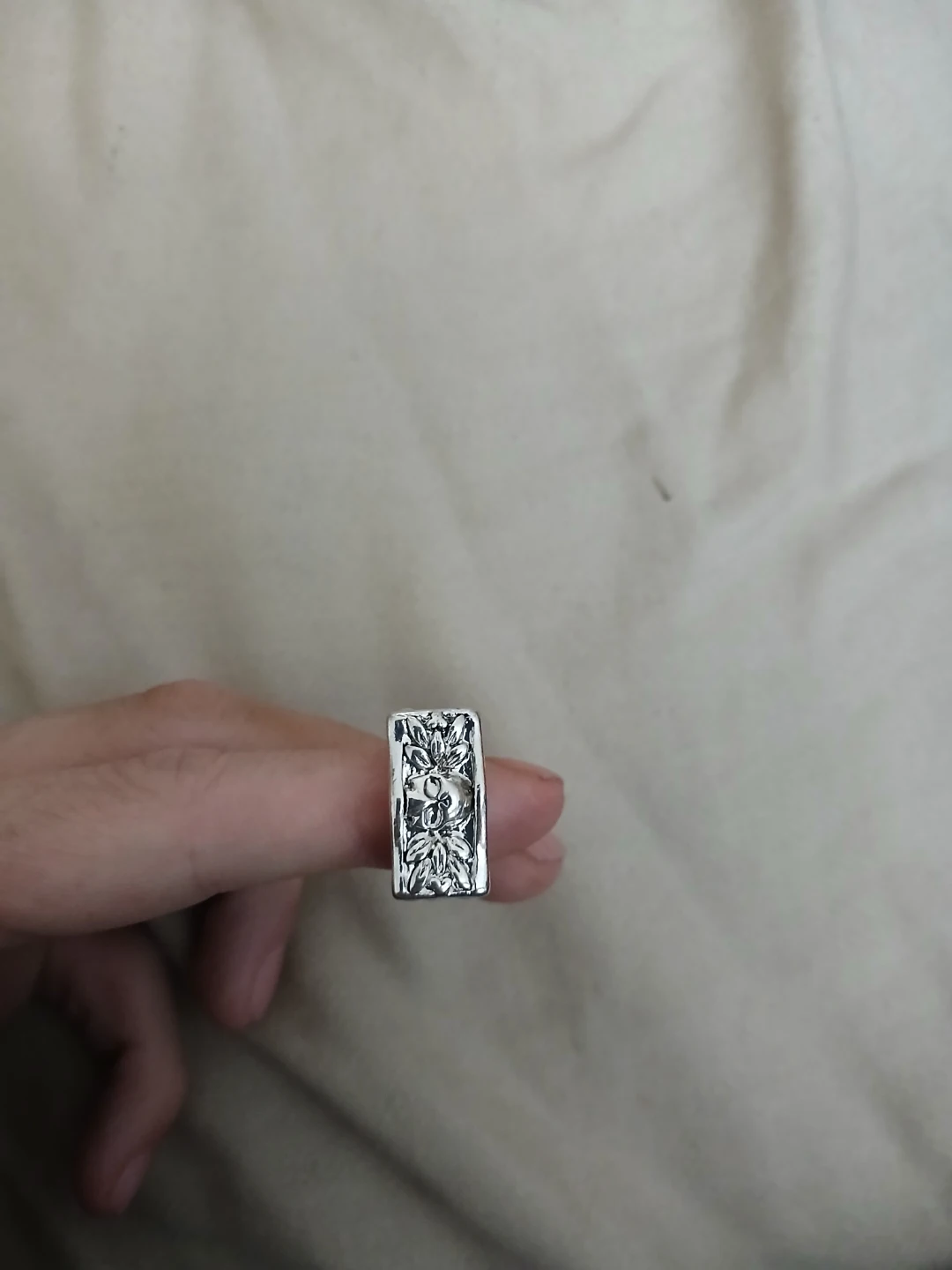 Vintage Punk Style 2 Part Skull Ring