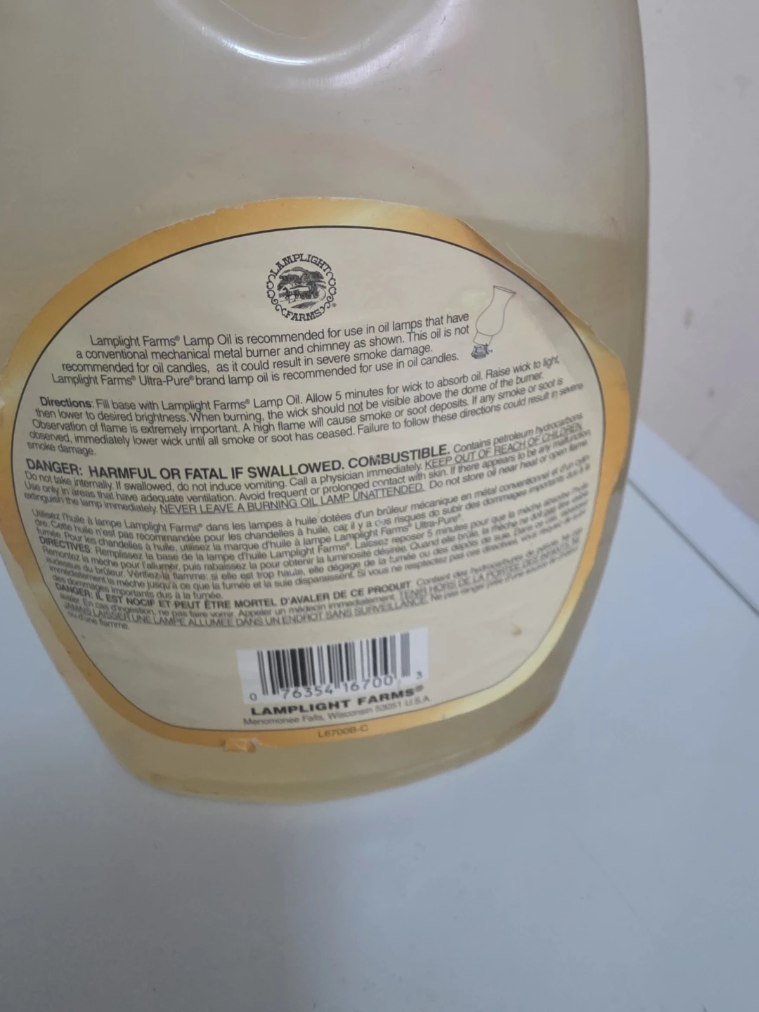Lamplight Farms Heritage Lamp Oil 1.89 Liters - photo 2