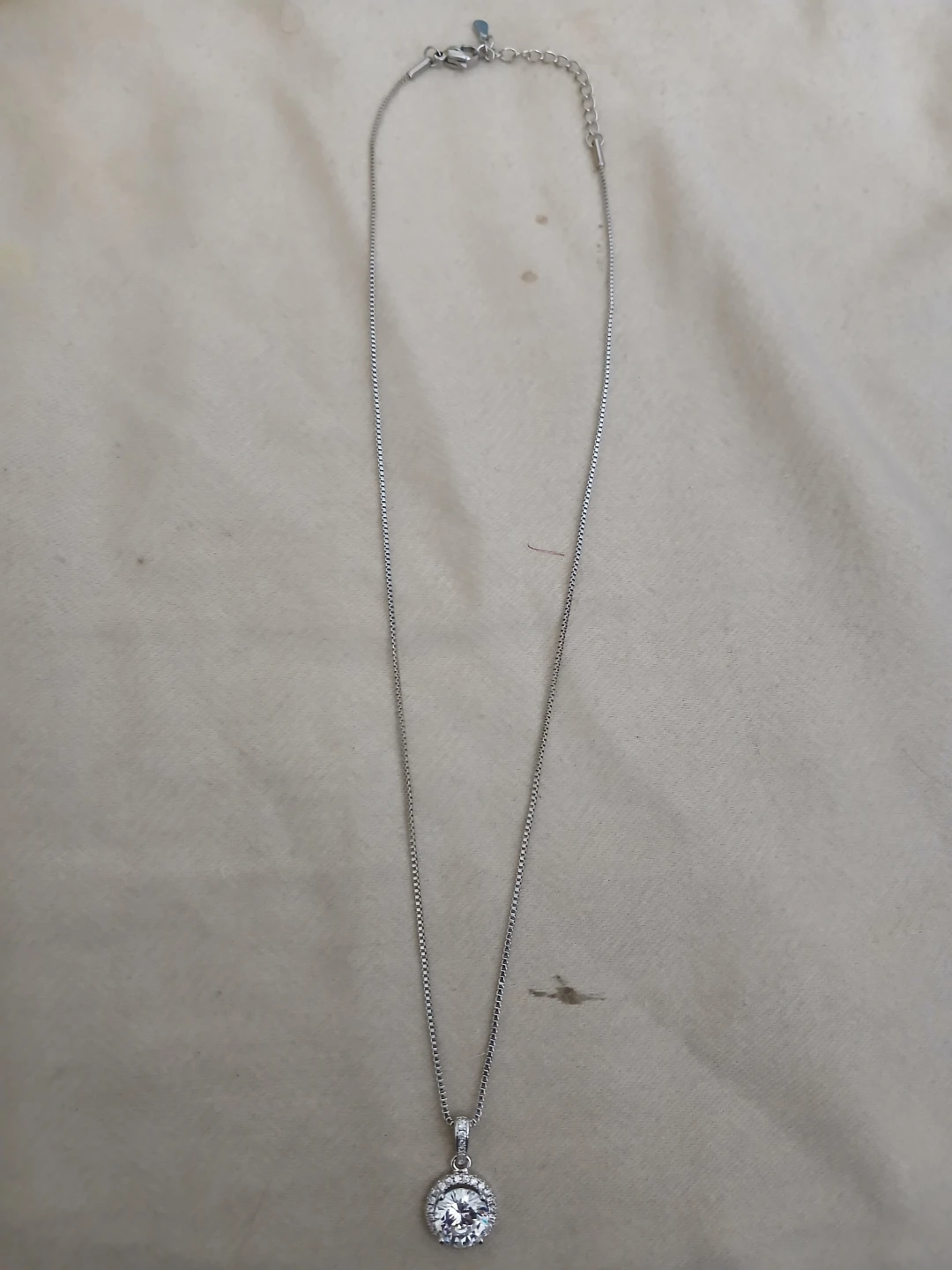 925 Silver And Moissanite 1 Carat Pendant Necklace - photo 3