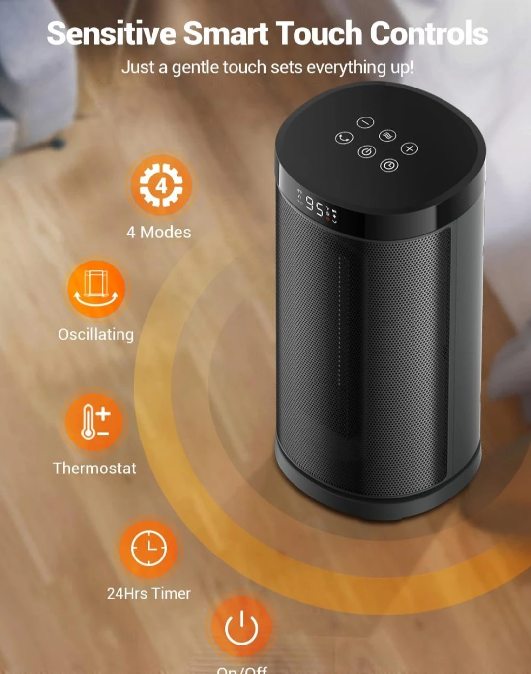 Space Heater with Remote Control - photo 4
