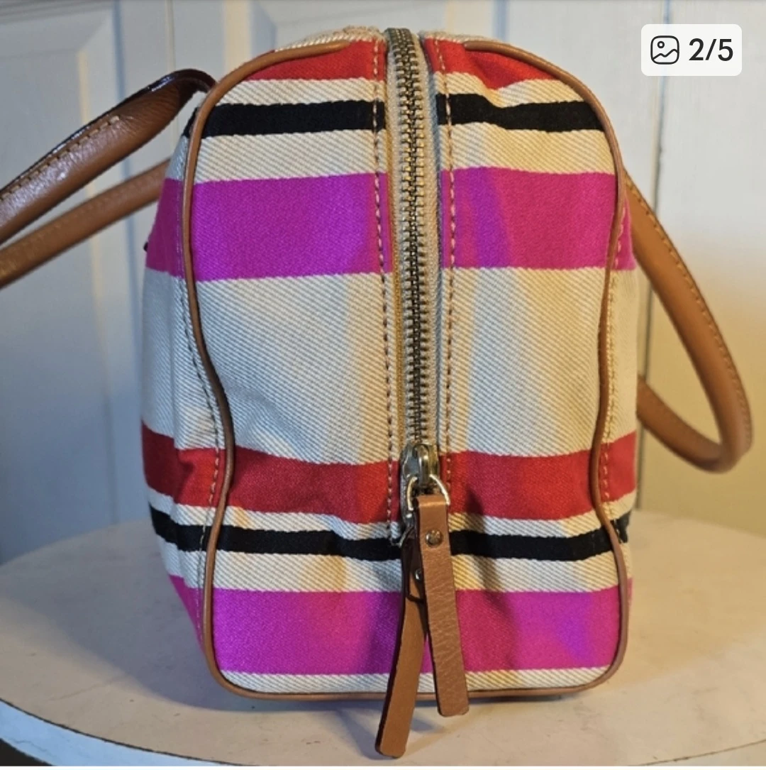 Kate Spade Striped Satchel Handbag - photo 2