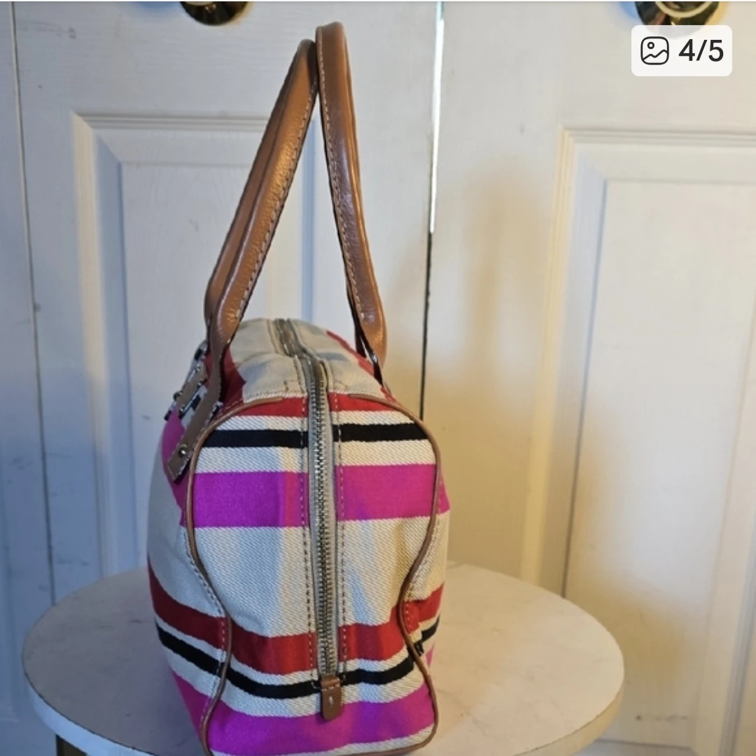 Kate Spade Striped Satchel Handbag - photo 4