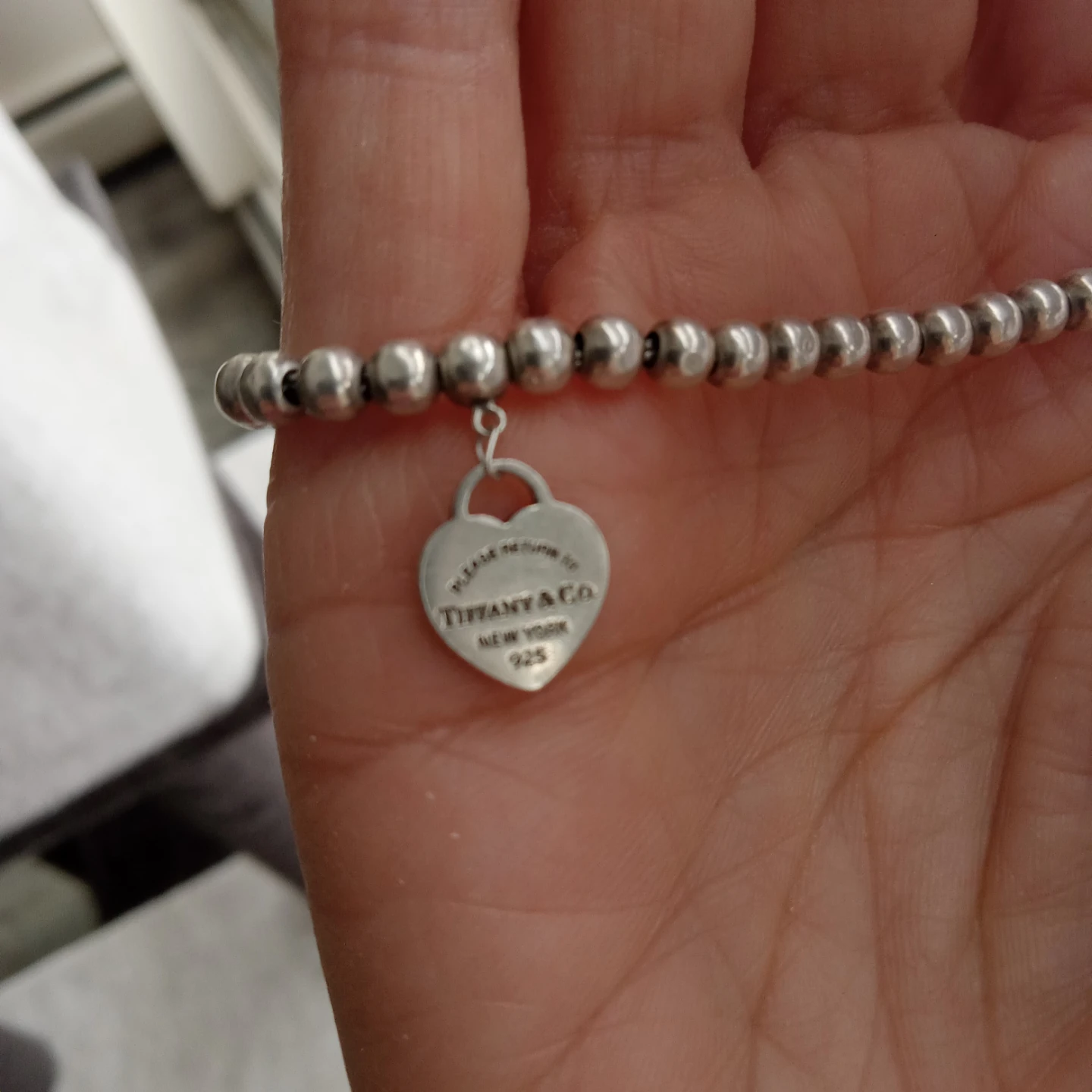 Tiffany & Co. Sterling Silver Heart Charm Bracelet - photo 2