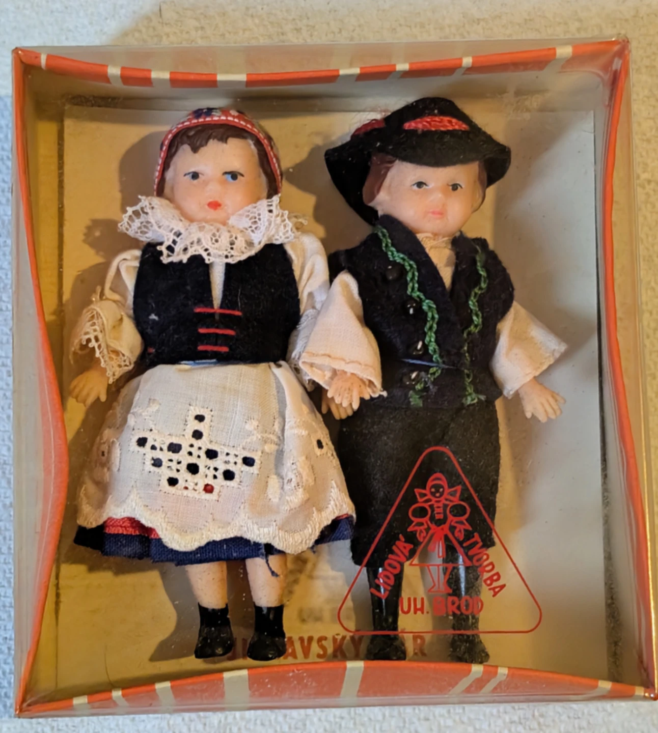 Vintage Folk Dolls in Traditional Dress BNIB
