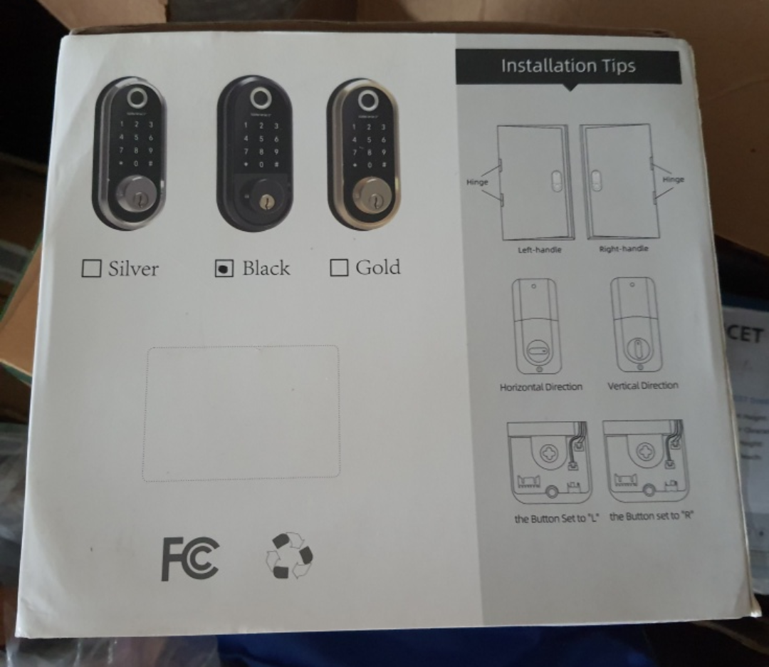 SMONET Smart Lock Electronic Keypad Deadbolt Lock - photo 2