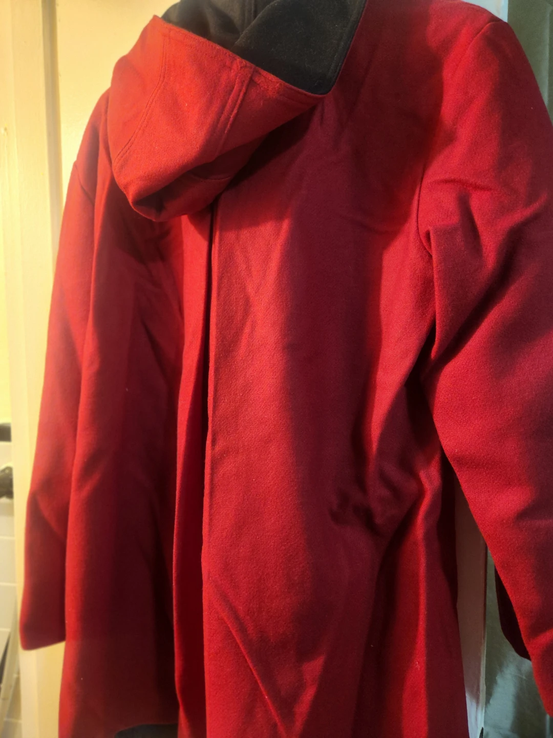 Red Stephanie Mathews Coat with Toggle Closure - photo 4