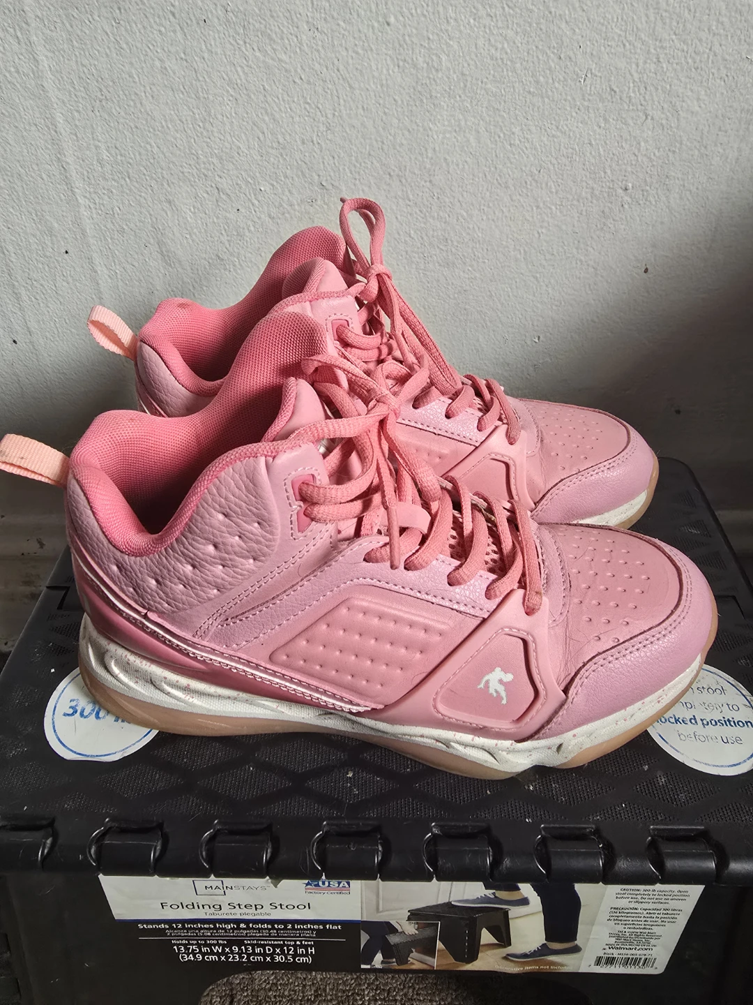 AND1 Pink Basketball Shoes Size 6