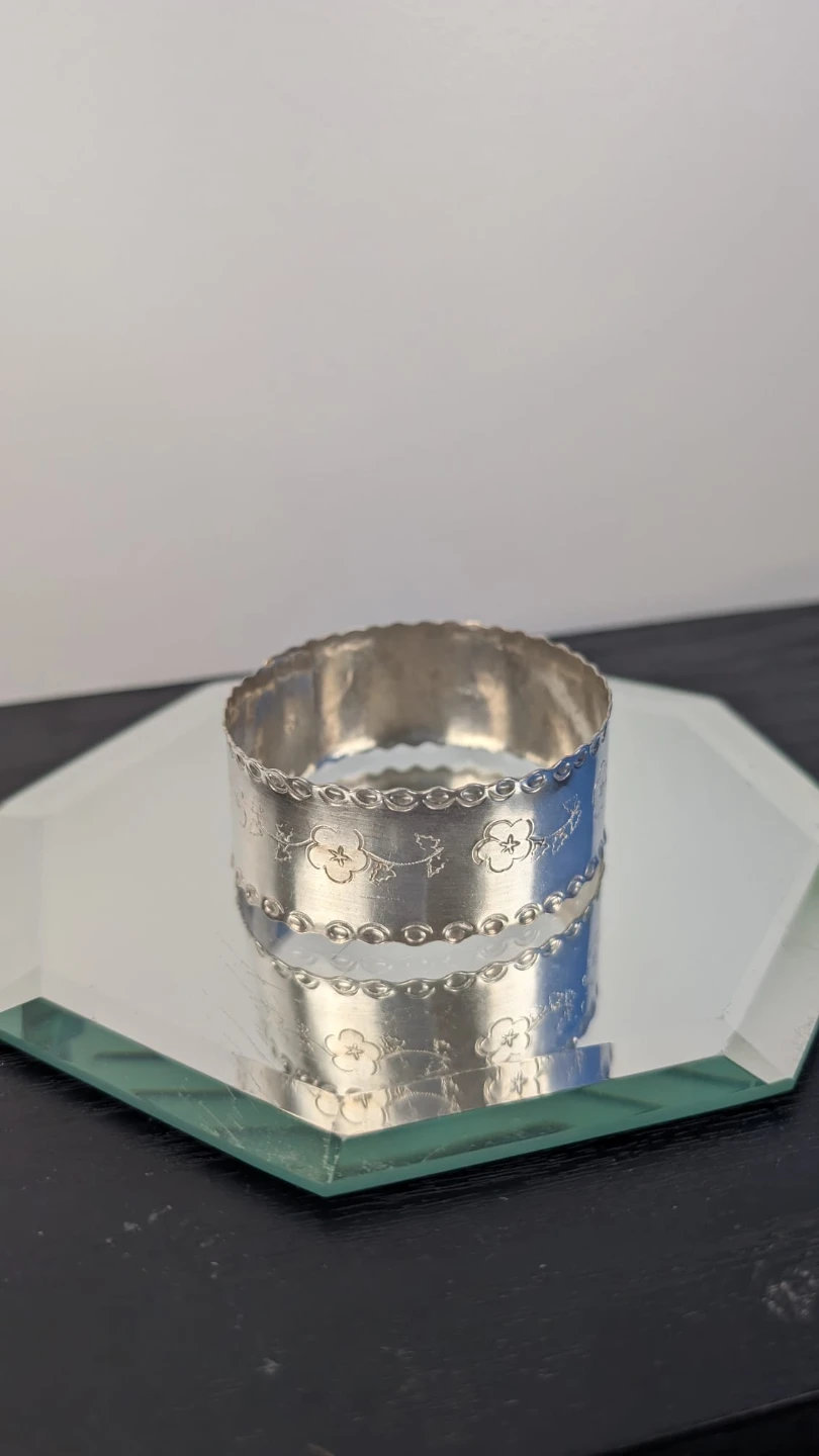 Victorian Sterling Silver Bangle/ Bracelet Jewelry - photo 2