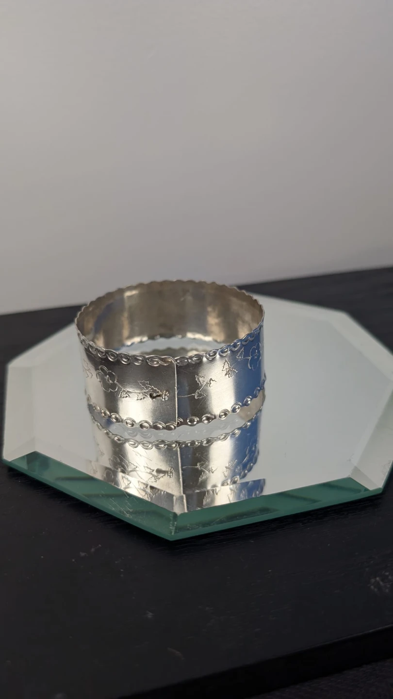 Victorian Sterling Silver Bangle/ Bracelet Jewelry - photo 4