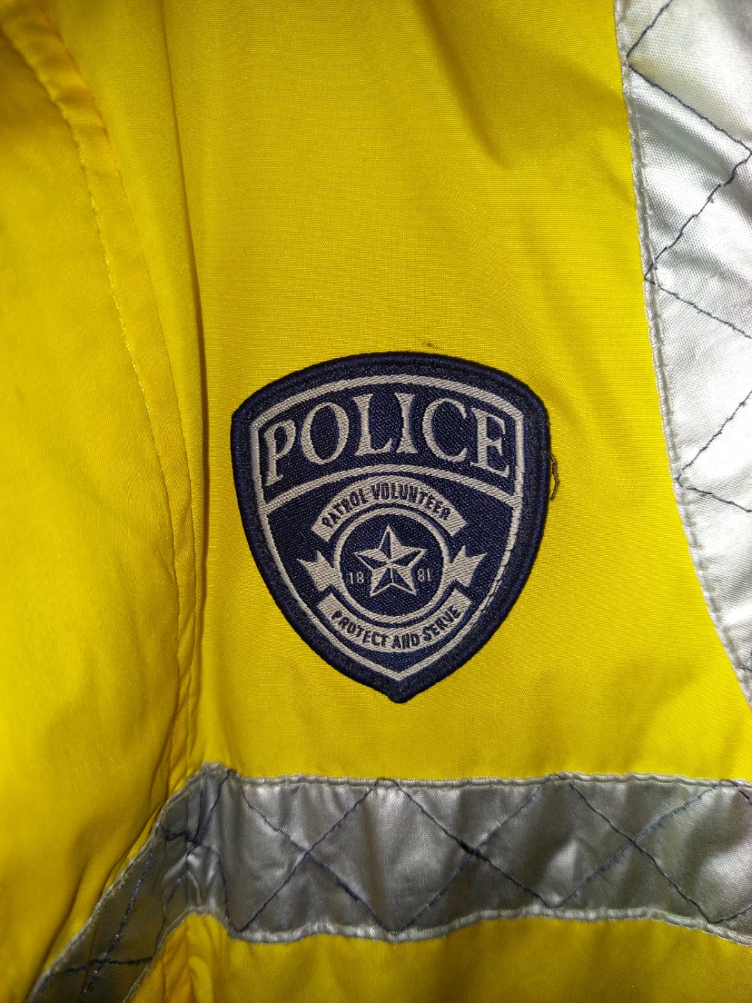 Yellow Police Costume Jacket Size 7 - photo 2