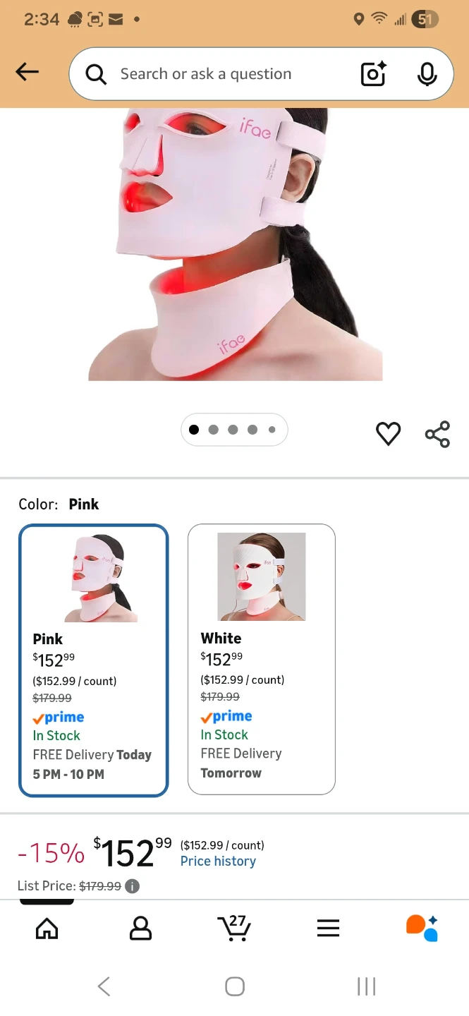 LED Light Therapy Beauty Mask - photo 4