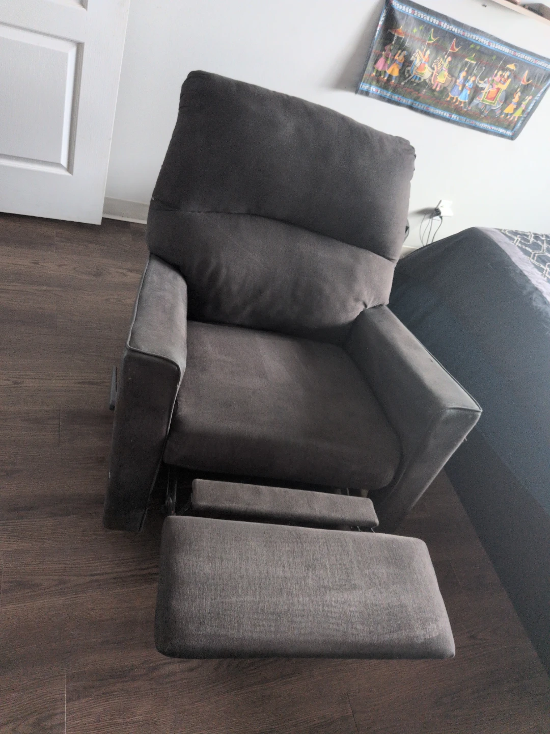 Dark Grey Recliner Chair