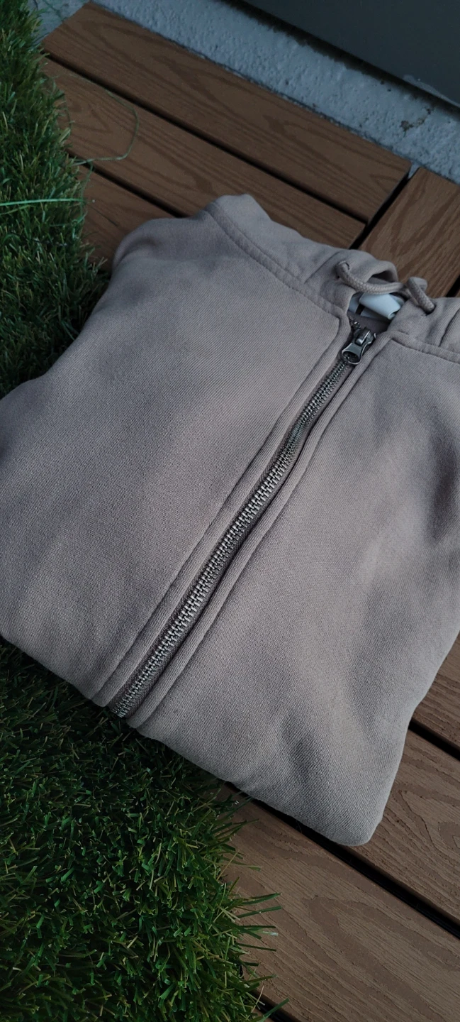 Light Brown Zip-Up Hoodie - photo 2