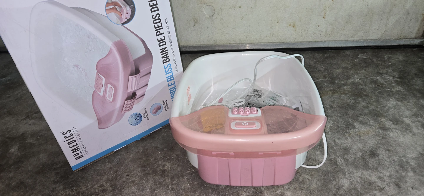 HoMedics Bubble Bliss Deluxe Foot Bath - photo 2