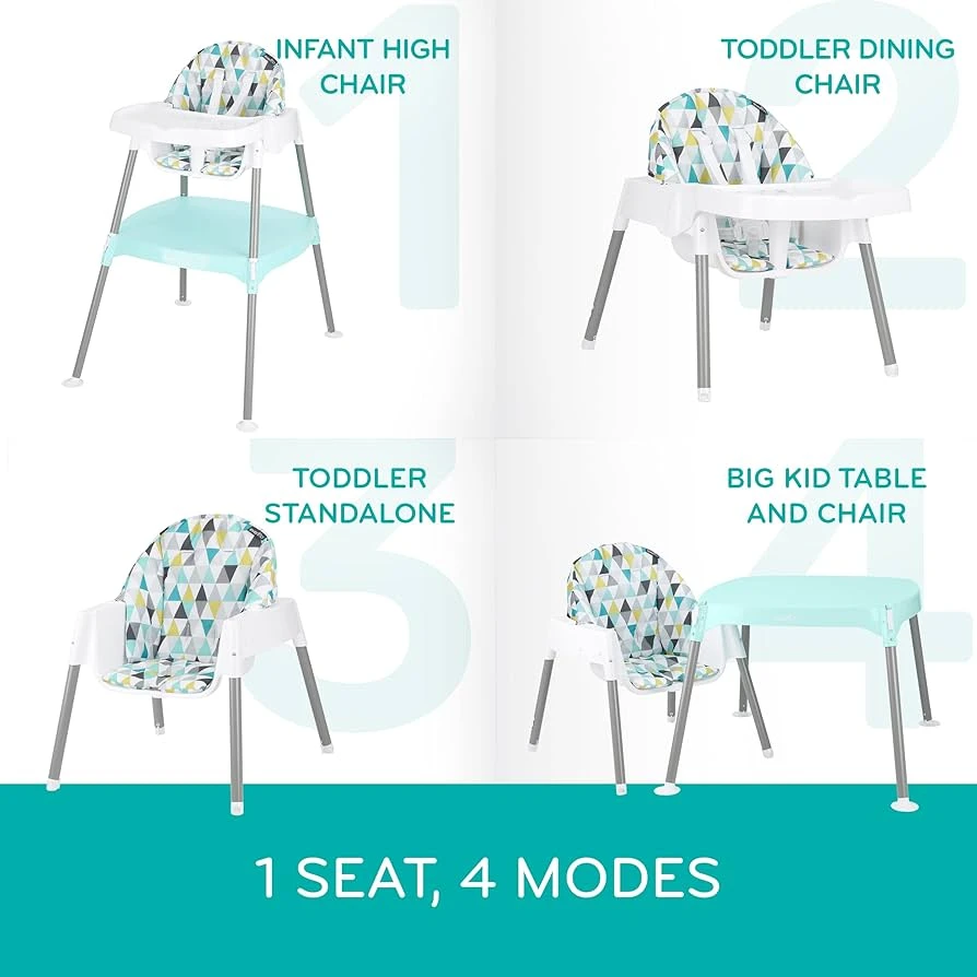 Evenflo 4 in 1 Convertible High Chair - photo 2