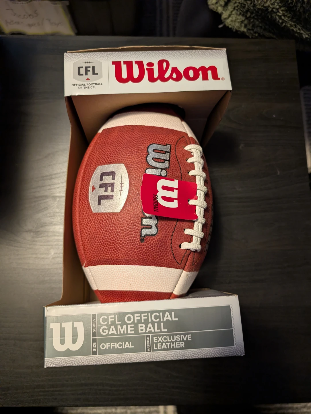 Wilson CFL Official Game Ball
