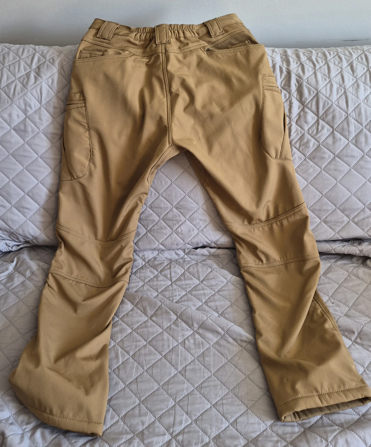 Men's lined winter Khaki Cargo Pants - photo 2