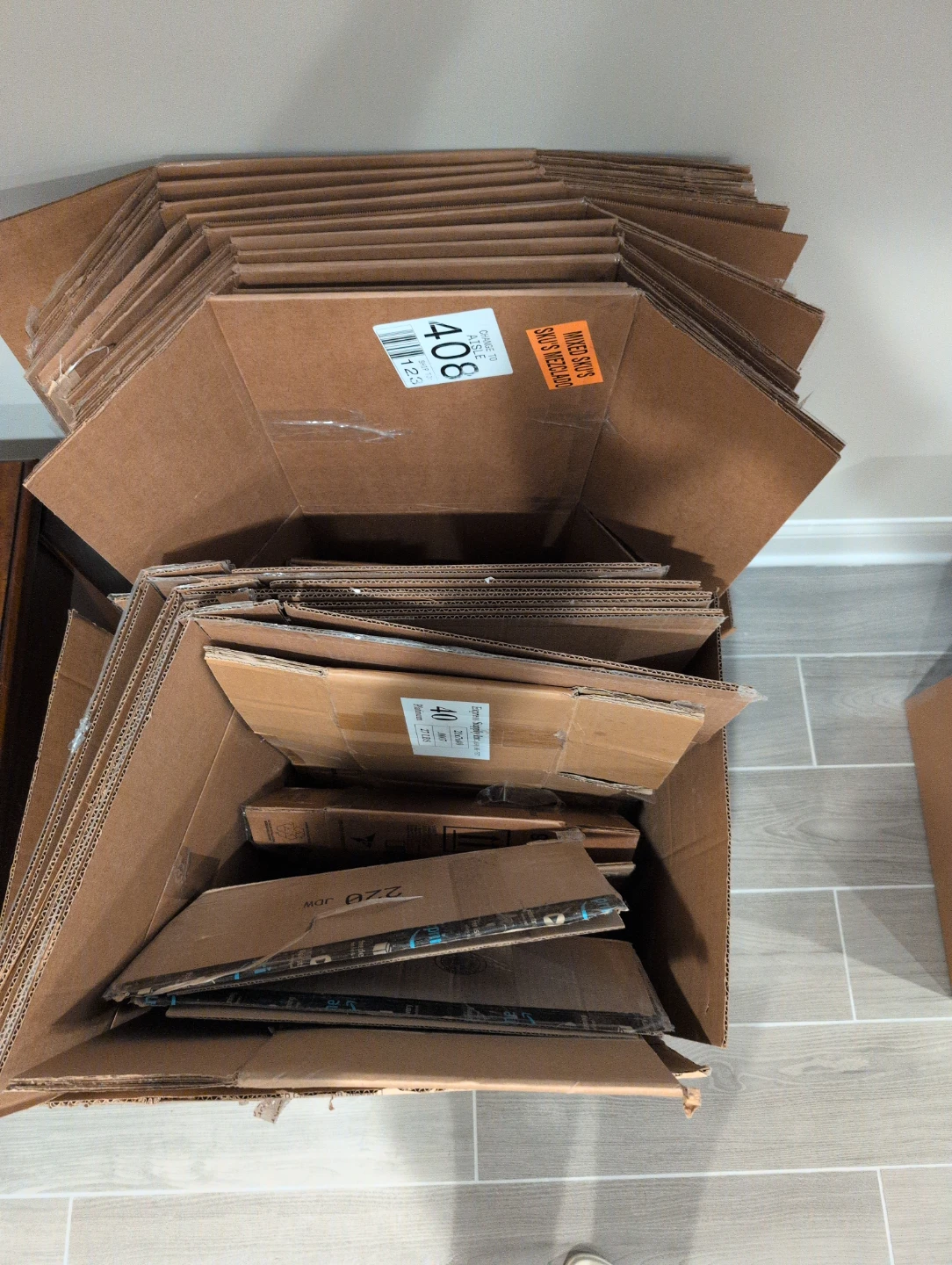 Moving boxes