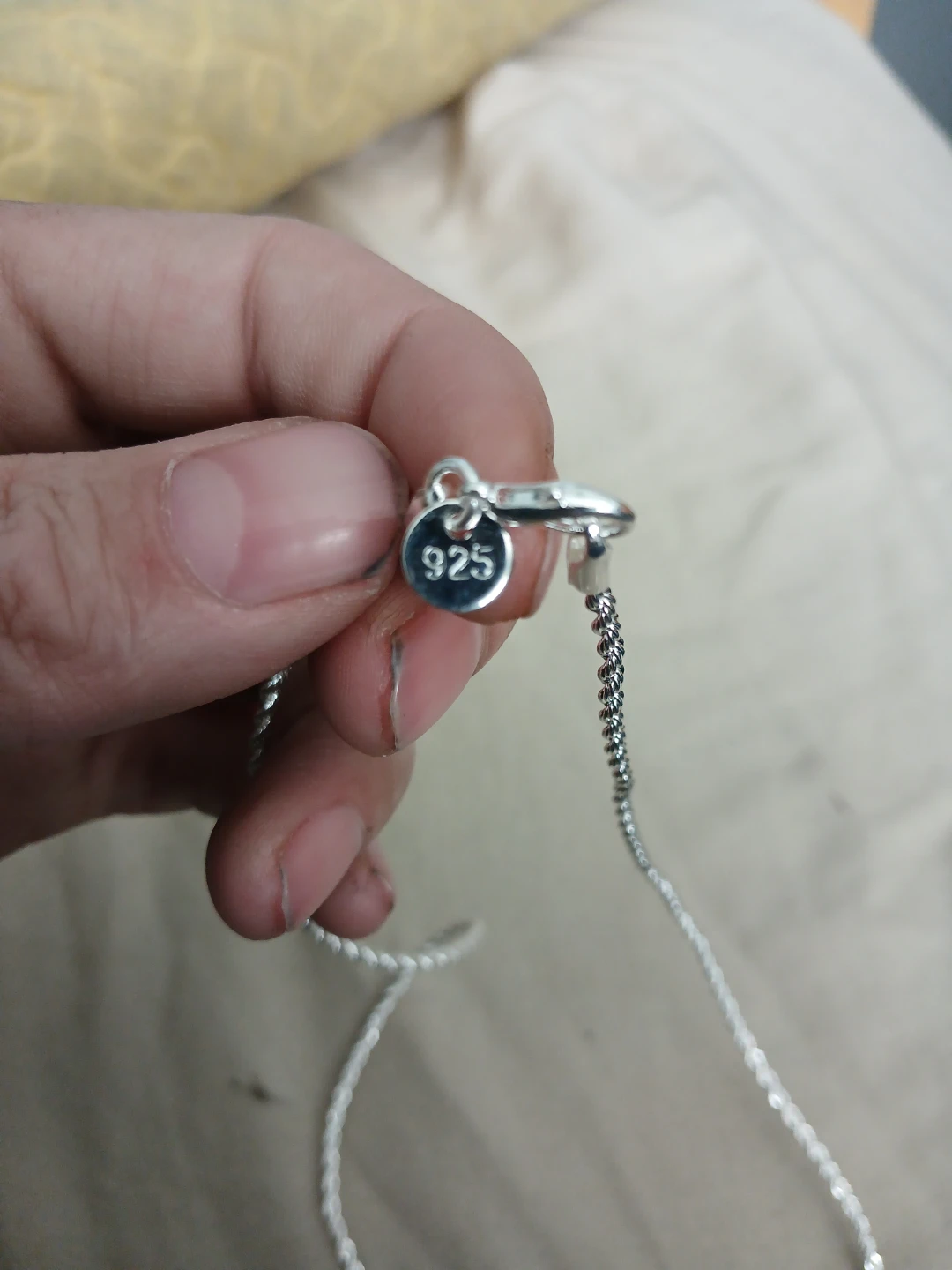 925 Silver Rope Chain Necklace - photo 4