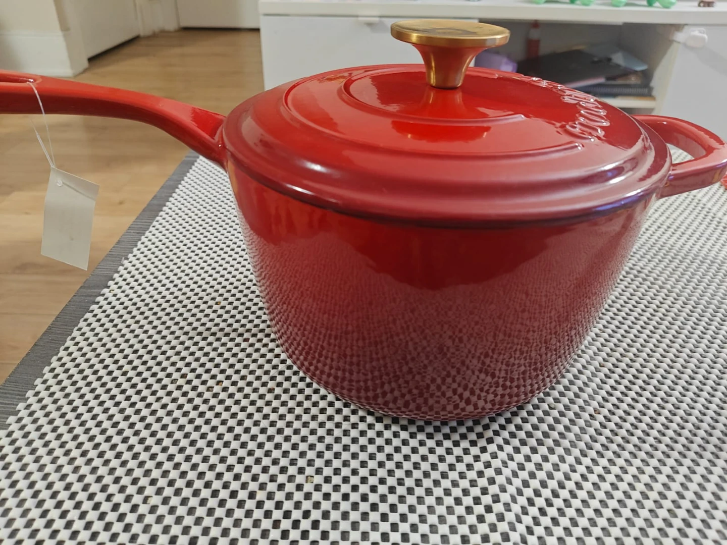 Crockpot 3qt Enameled Cast Iron Saucepan Brand New
