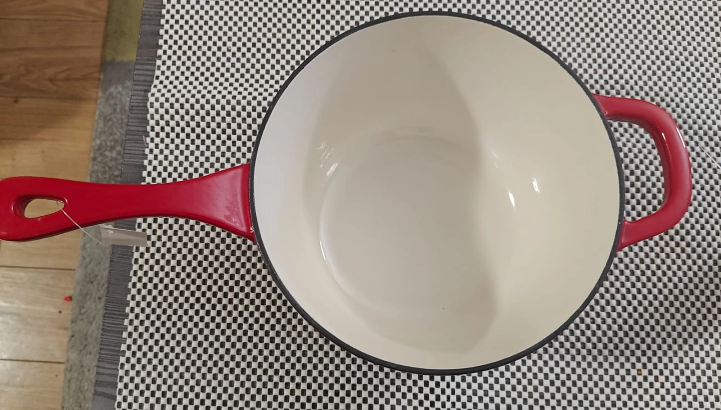 Crockpot 3qt Enameled Cast Iron Saucepan Brand New - photo 3