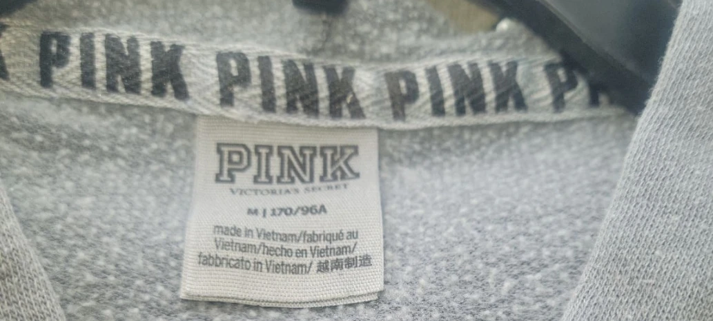 Victoria's Secret PINK Grey Zip-Up Hoodie - photo 3