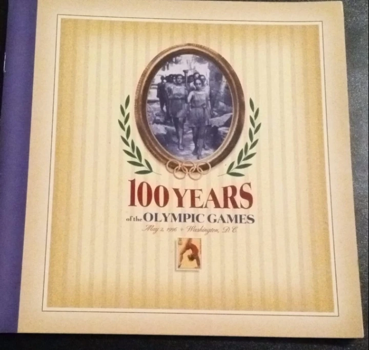 100 Years of the Olympic Games - USPS Atlanta 1996 Stamp Sheet