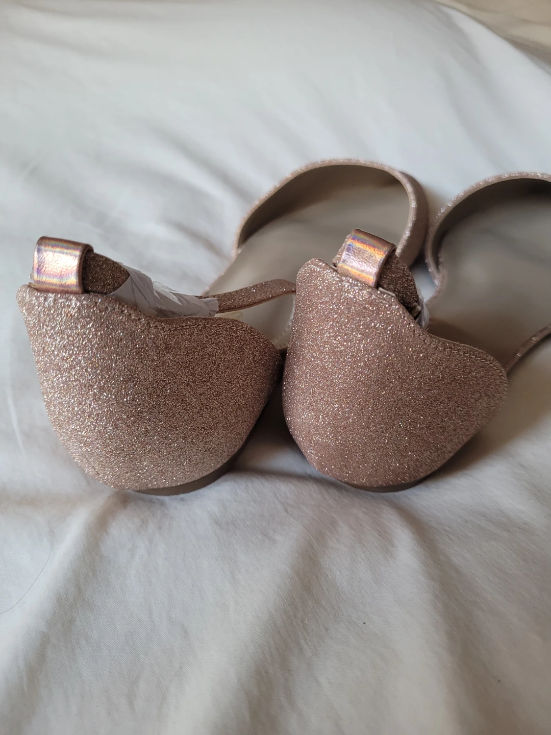 NEW IN BOX Rose Gold Glitter Flat Pointed Shoes - US 9.5 - photo 4