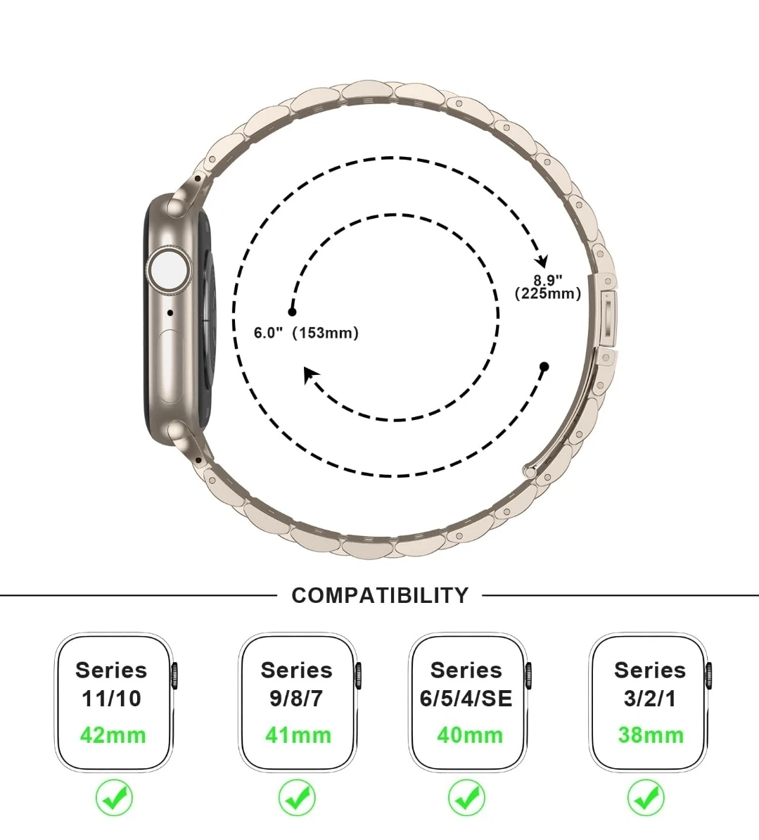 Anlinser Bracelet Compatible with Apple Watch - photo 5