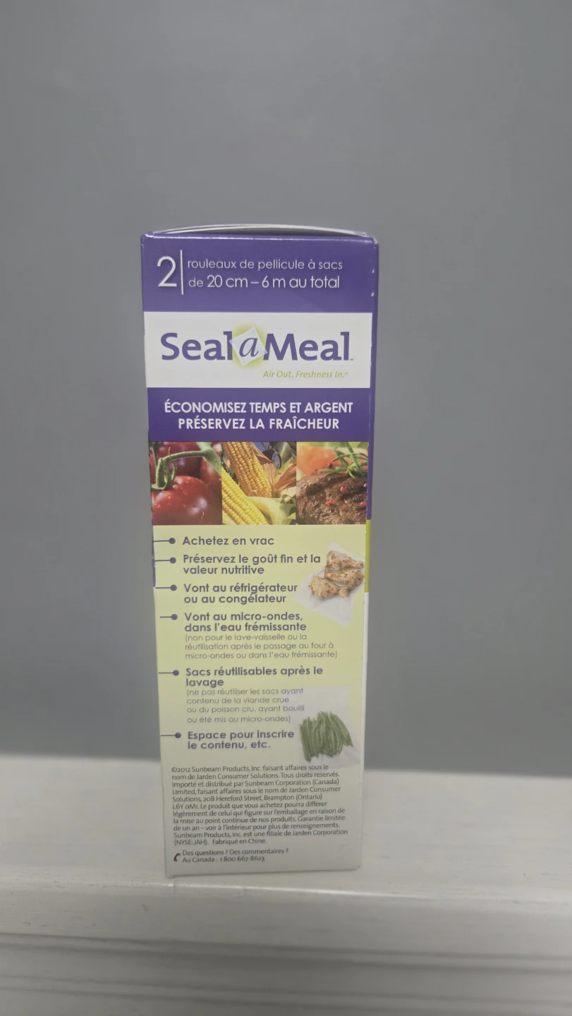 Seal a Meal Vacuum Storage Bags 2 Rolls