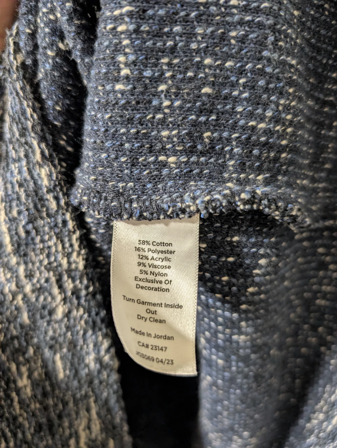 Talbots Petite Blue Tweed Dress Size 16P - photo 4