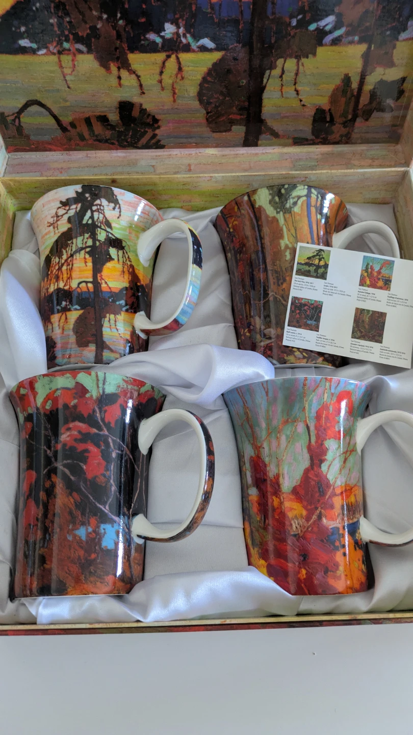 McIntosh Fine Bone China Tom Thomson Mug Set - photo 2