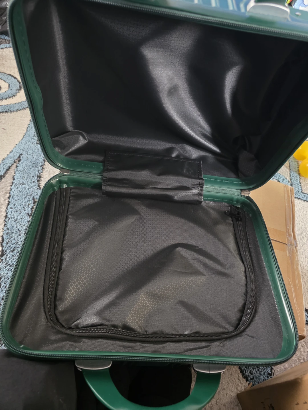 Green Hard Shell Carry-On Suitcase - photo 3