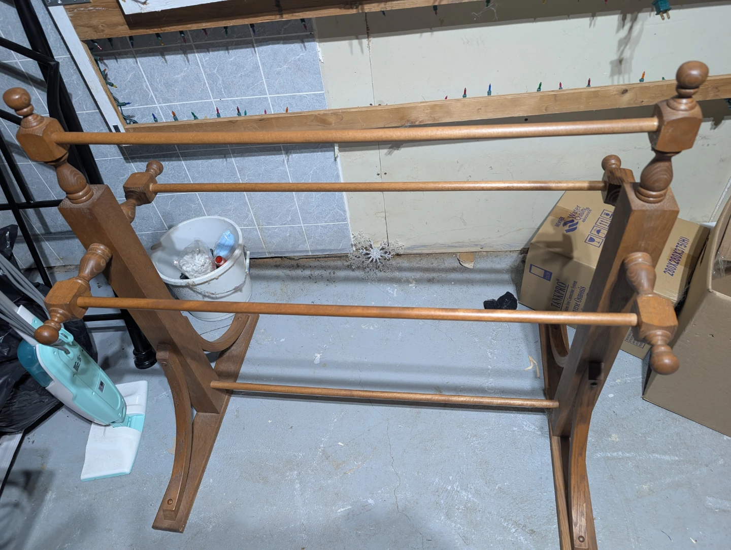 Wooden Quilt Rack / Drying Rack
