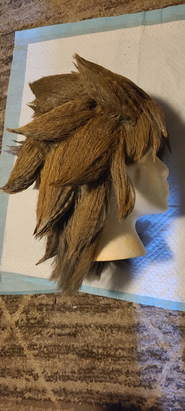 Silver brown HAND STYLED Yu-gi-oh! Yami Marik Wig - photo 3