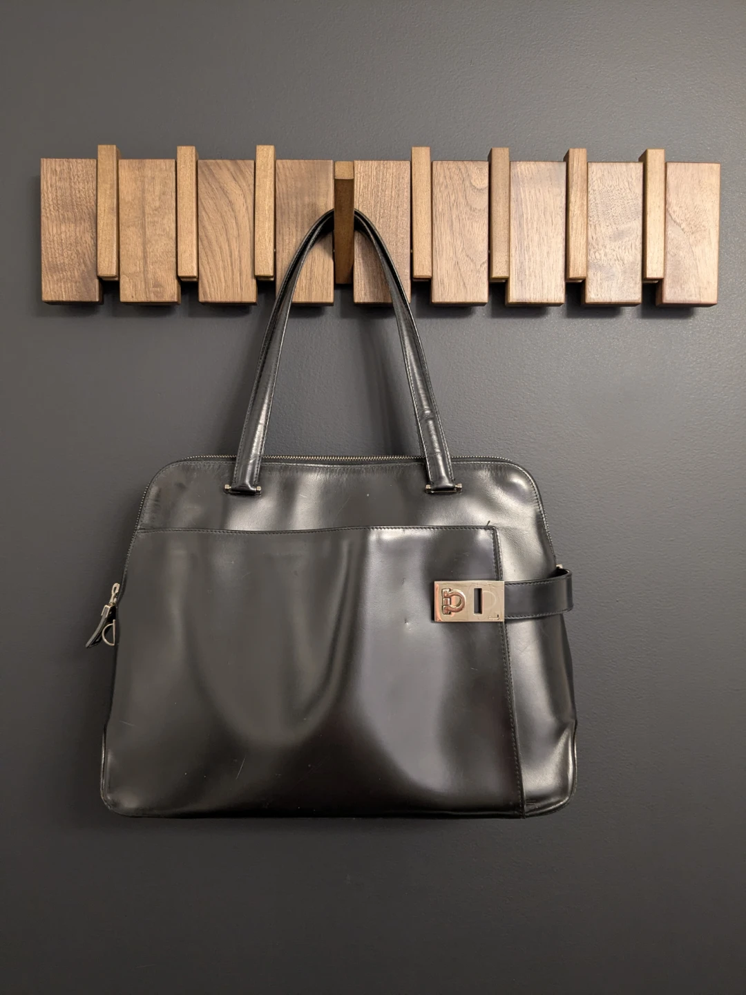 Salvatore Ferragamo Patent Leather Bag