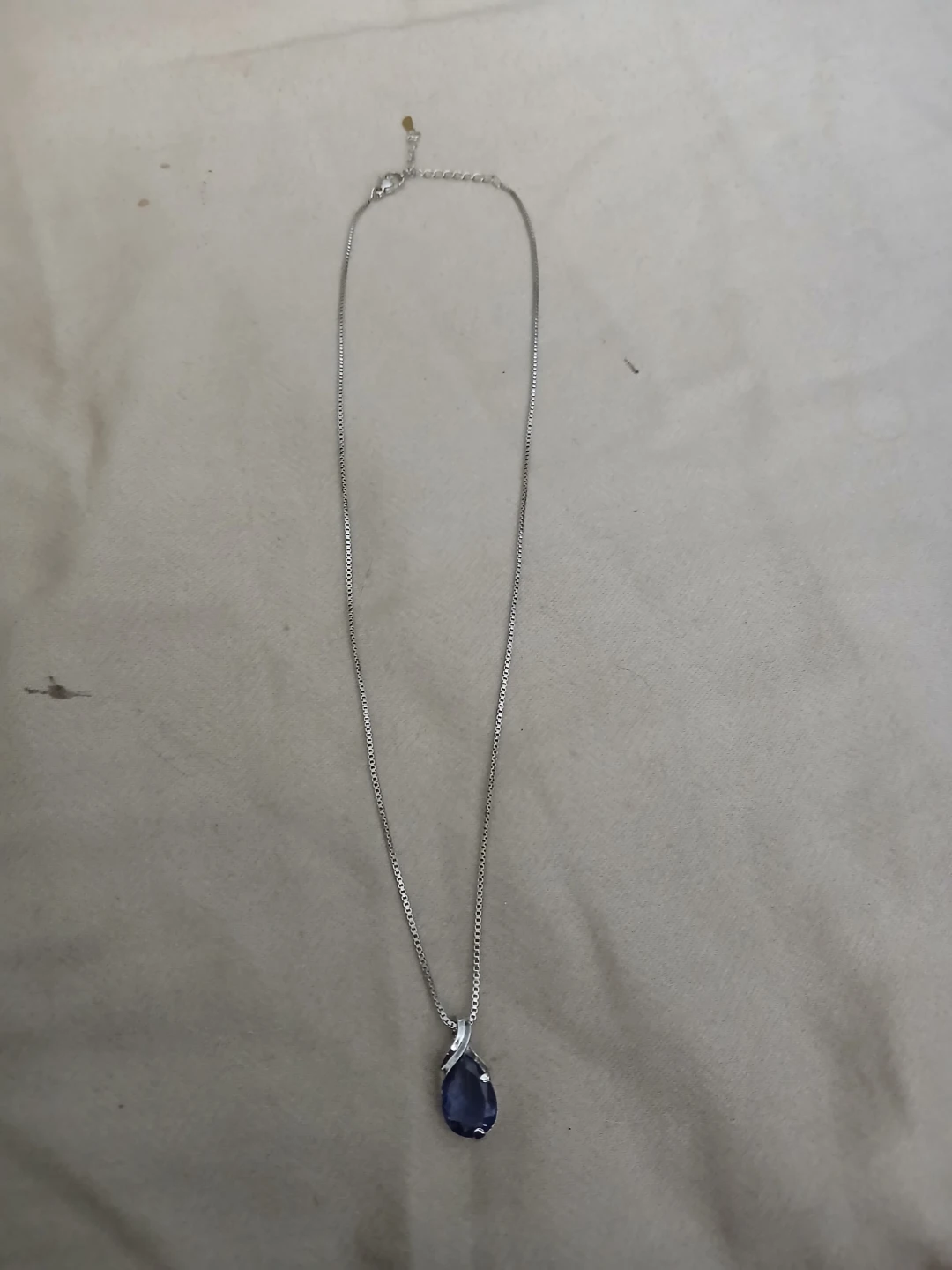 925 Silver And Lab Grown Amethyst Pendant Necklace - photo 3