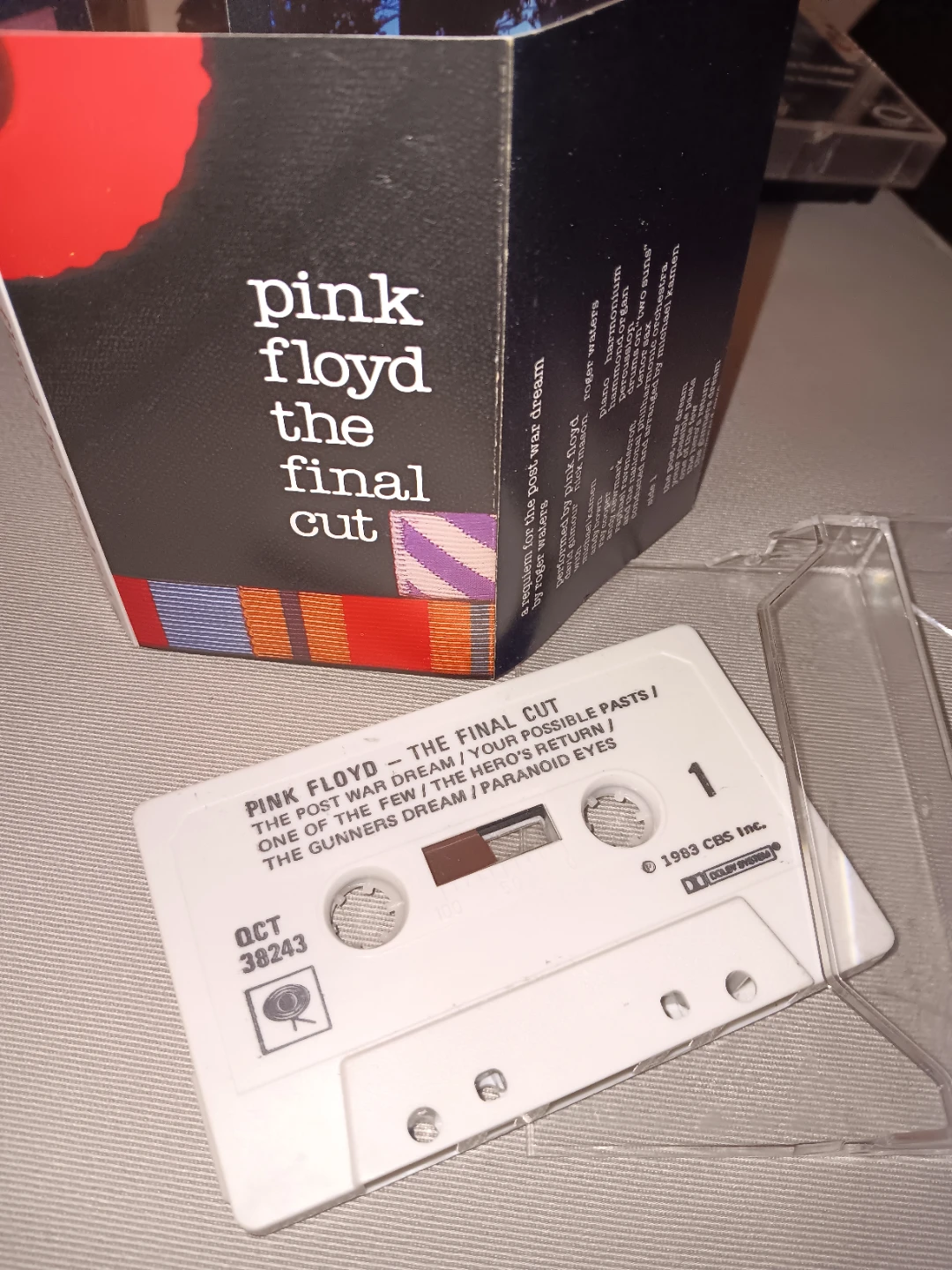 Pink Floyd The Final Cut Cassette Tape