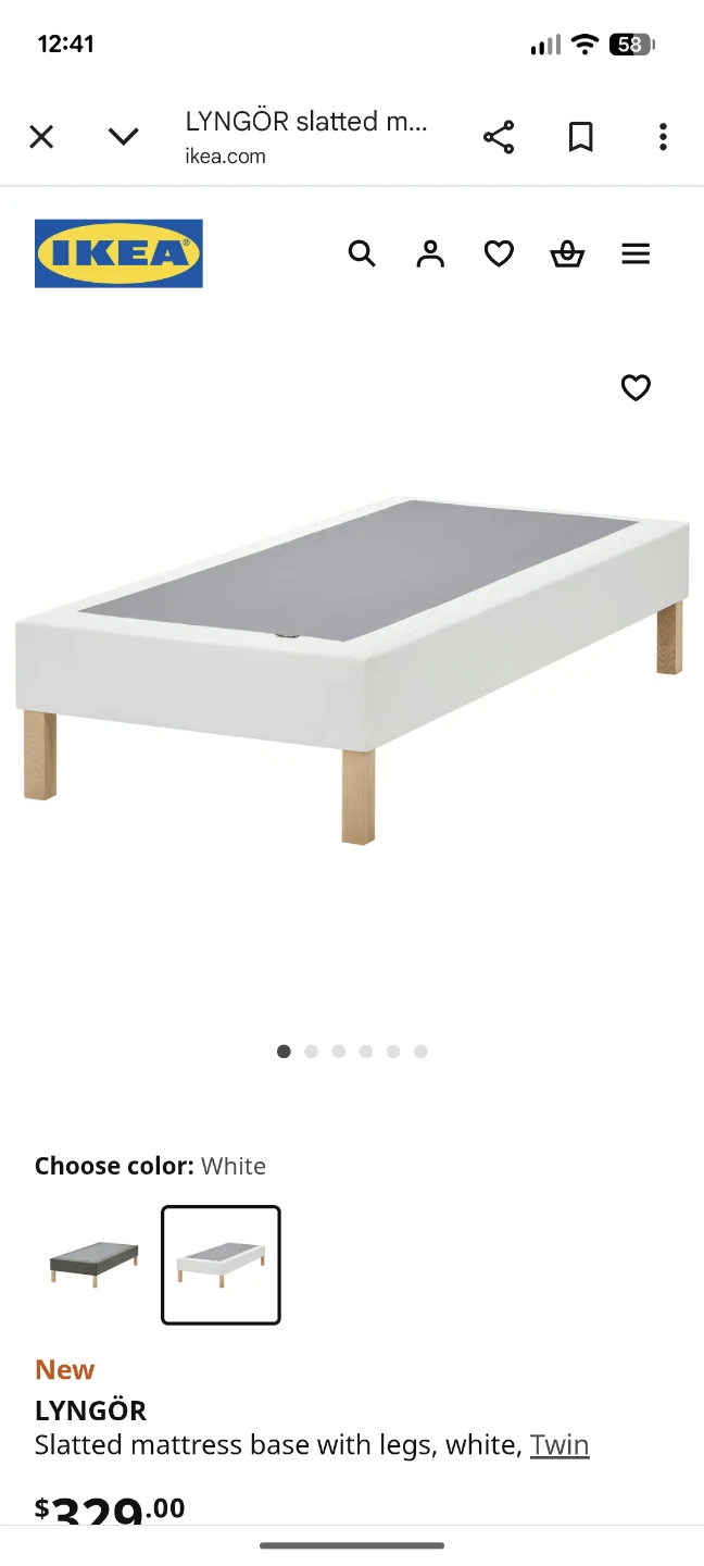 Like new Ikea platform bed