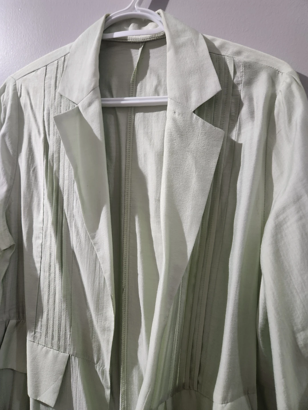 Light Green Long Duster Jacket - photo 4