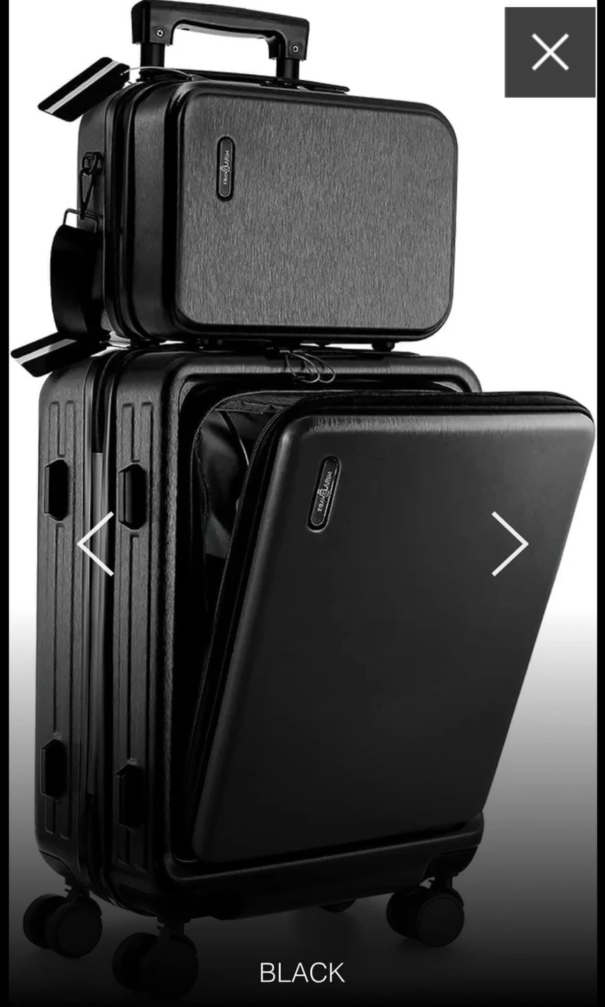 Travelpro Suitcase with Built-in Cable and Power Bank Pocket