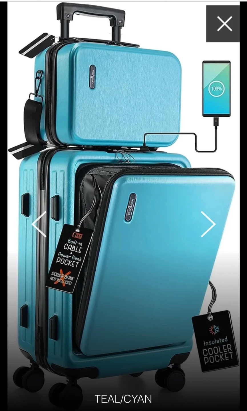 Travelpro Suitcase with Built-in Cable and Power Bank Pocket - photo 5