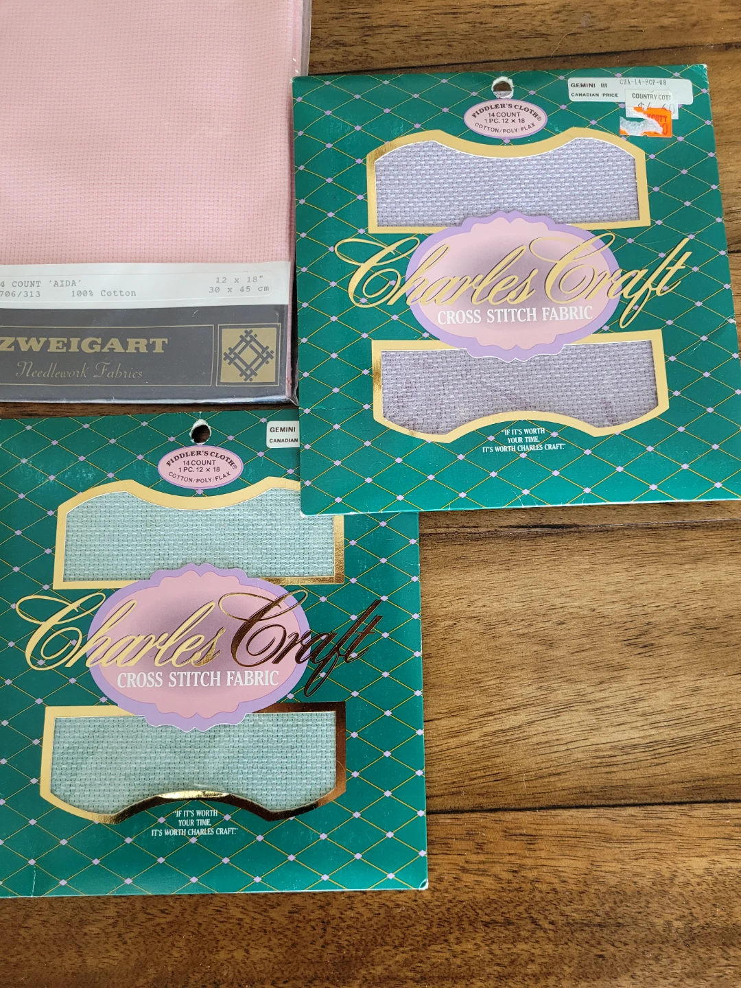 Zweigart & Charles Craft Aida Cross Stitch Fabric - 14 Count - photo 2
