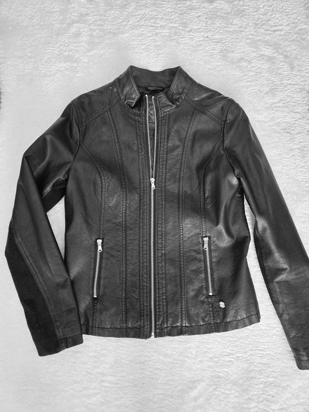 Black Faux Leather Jacket