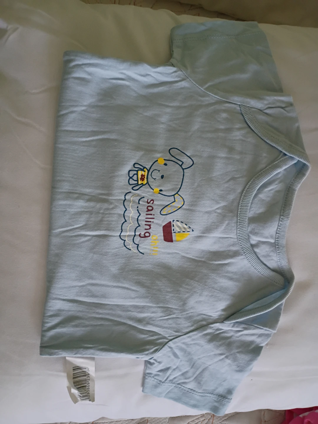 Baby Boy's Light Blue "Sailing" Bodysuit - photo 2